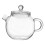 Single Serve Glass Teapot For Leaf Teas High Temperatures-150ML 1
