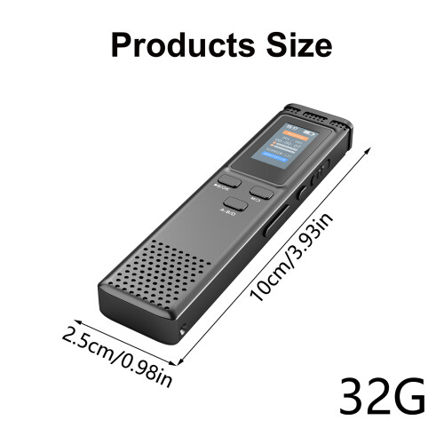 8/32/64 GB tragbare digitale Diktiergeräte mit-32 GB 2