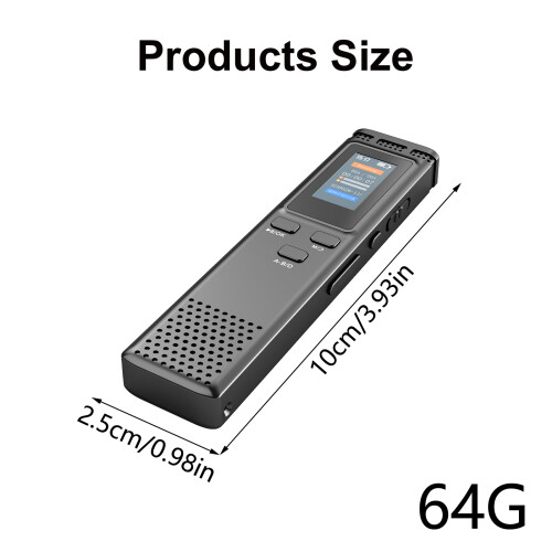 8/32/64 GB tragbare digitale Diktiergeräte mit-32 GB 1