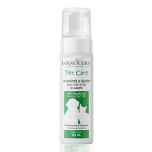 Dermocura Shampoo Secco 150ml Cani & Gatti – Pulizia Rapida Senza Acqua, Pelo Pulito & Morbido