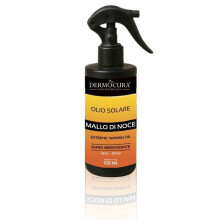 DERMOCURA Olio Solare Mallo di Noce - Super Abbronzante & Idratante - 150ml - Attivatore di Abbronzatura Naturale