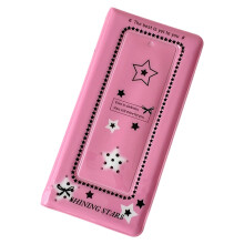 Kpop Photocard Binder Cover Photocard Holder Book Sleeves-Pink
