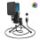 Ensemble de microphones de bureau avec support de microphone 4