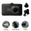 Caméra de tableau de bord automatique 1080P IPS,-Double caméra 5