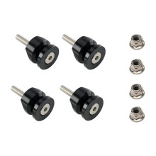 Motorbike Storage 4Pcs Motorcycle Case Bracket Bushing Spacers Buckles Quick Fixing Kit For Rear Luggage Black 02