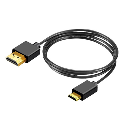 Mini-Kabel vom Typ A auf Typ C UHD 4K 60 Hz 18 Gbit/s-50 cm