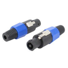4Pcs Professional 4 Pin NL4FC Speaker Twist Lock Plugs 4 Poles