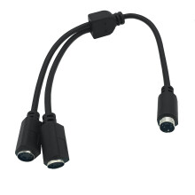 S-Video 4-pins Mini DIN Y-splitterconnectoren Kabel mannelijk