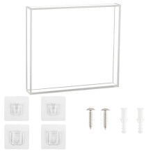 CD-Rahmen-Vitrine, Acryl-CD-Vitrine, transparentes Wandregal