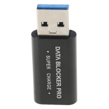 Der USB-Datenblocker aus Aluminium sorgt für sicheres Laden von