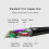 Mini Type A naar Type C-kabel voor professionele 4K 60Hz-50 cm 2