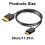 Mini Type A naar Type C-kabel voor professionele 4K 60Hz-50 cm 3