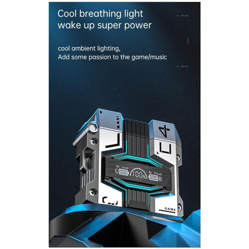 M45 Mecha Gaming Wireless Bluetooth Headset Bluetooth 5.3 With Touch Display Noise Reduction Stereo 1