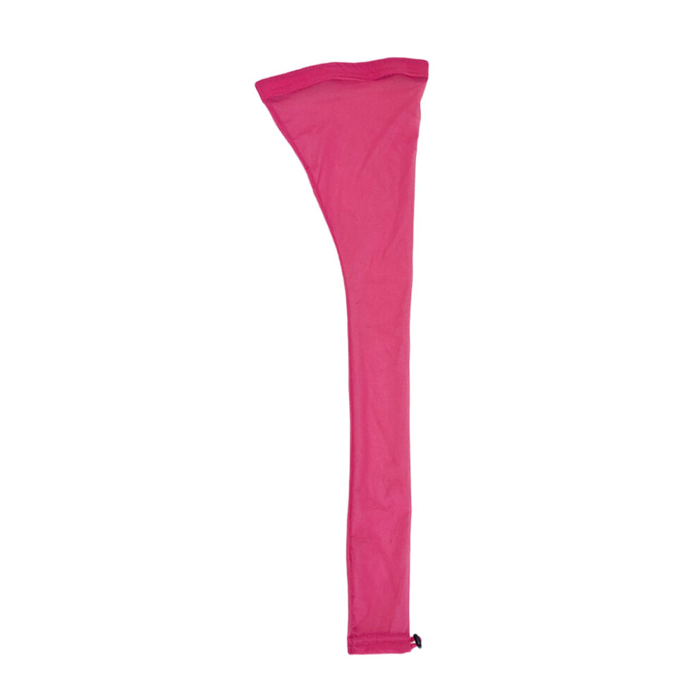 Unisex Pink Hair Weave Sleeve For Bunny Braids Stretchy Breathable Wrap With Elastic Bands For Women And Girls