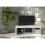 TV Unit 130cm Loom - White & Grey Gloss Doors 6