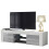TV Unit 130cm Loom - White & Grey Gloss Doors 8