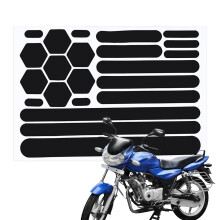 Motorcycle Stickers Waterproof Reflective Tape for Nighttime Safety SelfAdhesive Helmet and Car Stickers