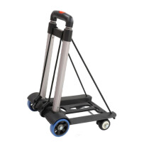 Folding Sack Truck Furniture Cart Compact Utility Cart with Adjustable Handle Moving Luggage Multipurpose Luggage Cart