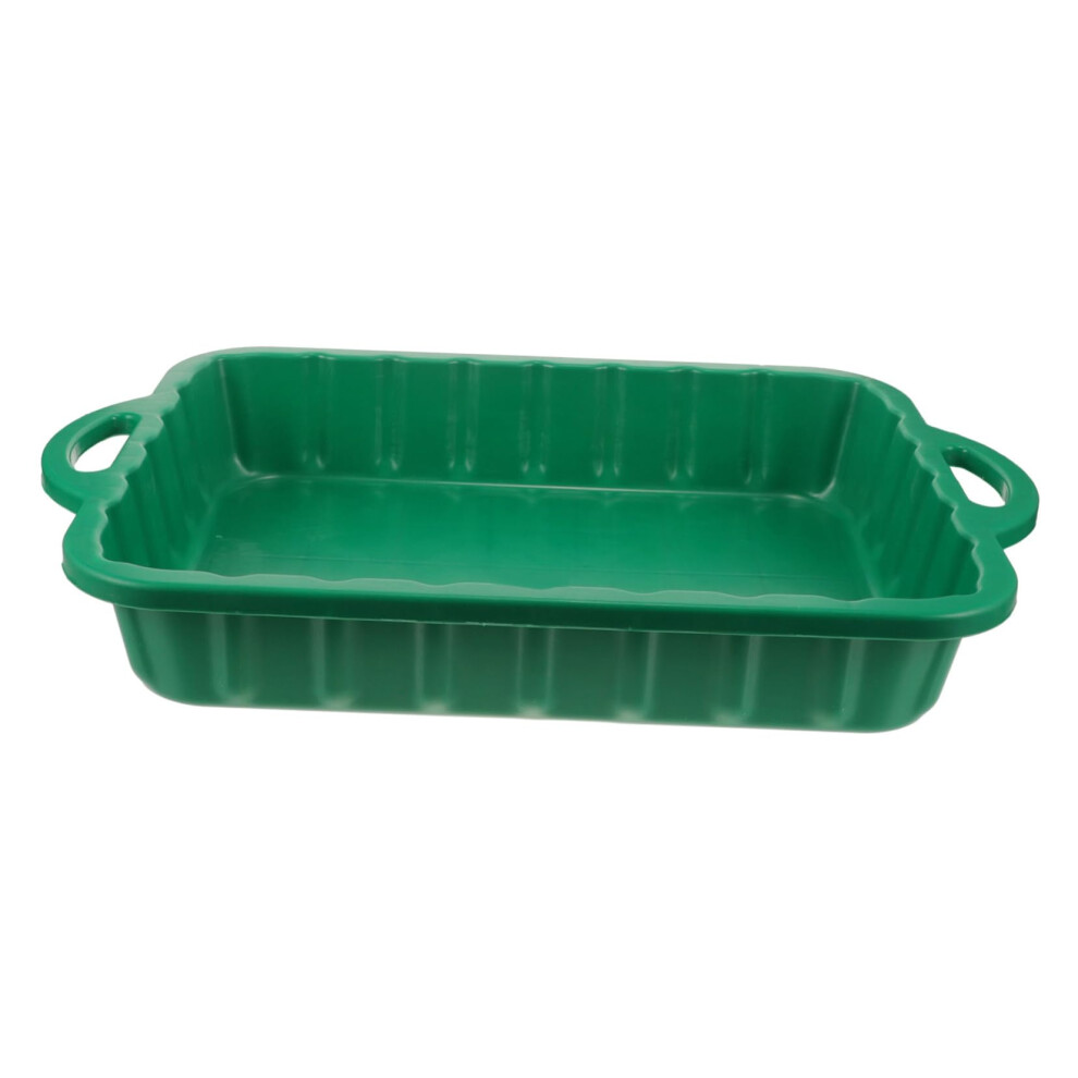 Heavyduty Plastic Oil Drain Pan For Automotive Maintenance, Largecapacity Waste Oil Container, Handles, Parts Cleaning 9189345969850