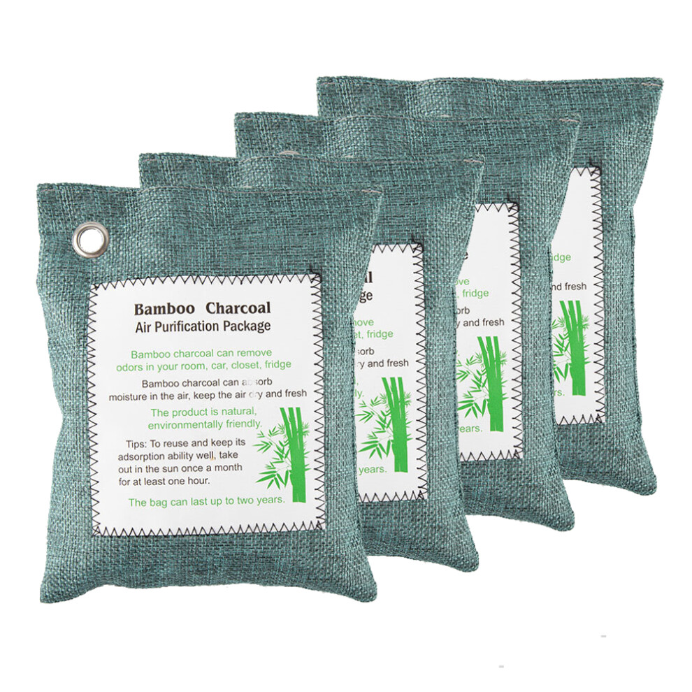 Natural Car Air Freshener, Shoe Deodorizer, Odor Eliminators, Bamboo Charcoal Air Purifying Bag, Reusable And Durable, Activated Charcoal Bags, 9190834242484