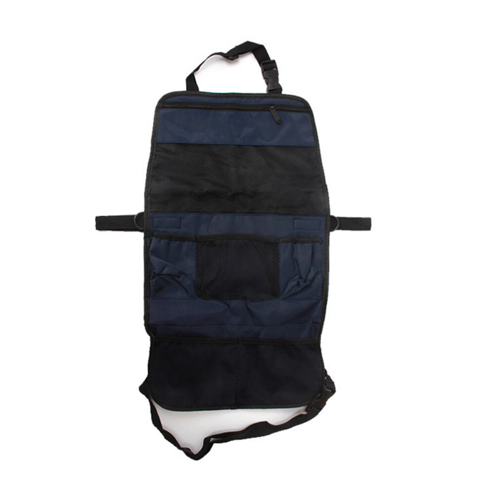 Space-Saving Car Organizer, Sturdy Foldable Tray For Most Vehicles, Clear Tablet Holder And Multi Storage Pockets, Premium Material Backseat 9138057225099