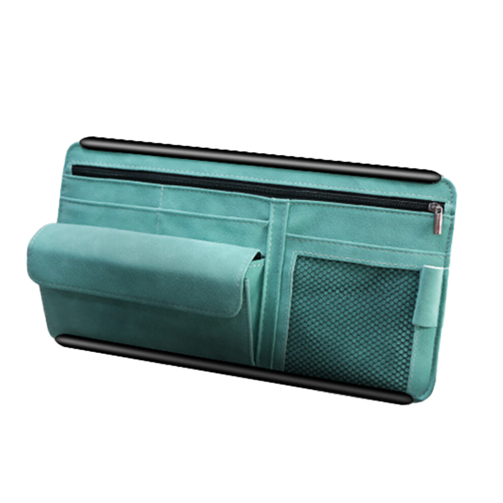 Universal Car Sun Visor Organizer, High Quality Suede Leather Ensures Safe Practical Storage For Your Journey 9138057225235