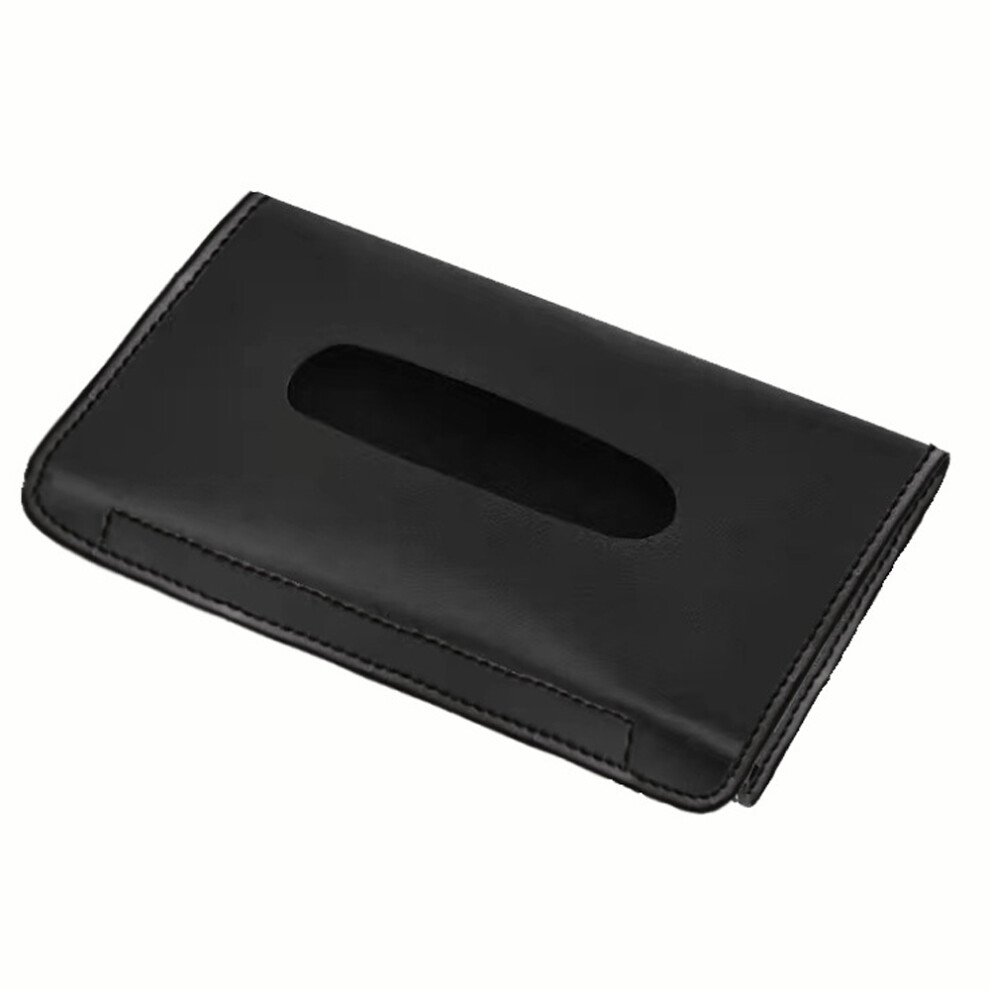 Effortless Driving Companion: Reusable Design Car Tissue Holder, Sun Visor Attachment For Quick Access, Stylish Appearance Enhances Your Vehicle 9190834895918