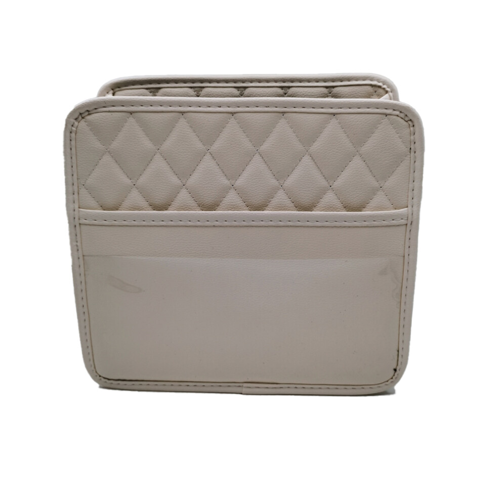 Leather Car Backseat Organizers, Extra Space And Storage For Items Such As Tablet, Wallet, Magazine, Snacks, High Quality Material Car Seat Organizer 9138057225372