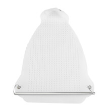 Funda para planchar de aluminio con revestimiento de teflón, protege la suela de la plancha para un uso prolongado, fácil de instalar y limpiar
