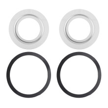 Vielseitiger Edelstahl-Dampfringadapter für Bambusdämpfer, kompakte Bauweise für Langlebigkeit und Komfort, ideal für einfache Installation