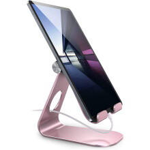 Kompakt, foldbar iPad Pro-holder, til rejser og kontorbrug, understøtter højde- og vinkeljustering, holdbar og nem at opbevare, høj ydeevne