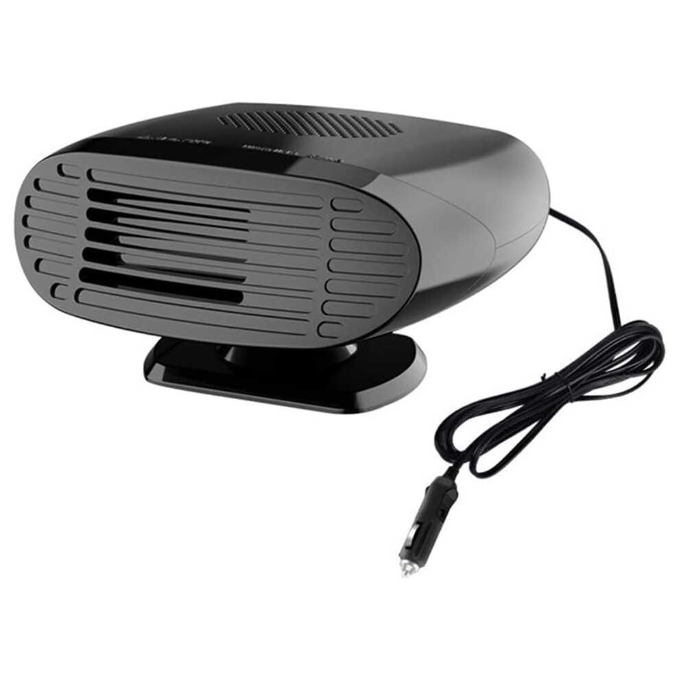 Compact Car Heater, Rapid Defroster & Defogger, 12V Instant Warmth & Cool Breeze Ideal For All 12V Vehicles Camping & Long-Distance 9190834907468