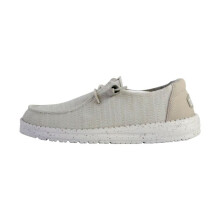 Hey Dude Wendy Sport Mesh F Mocassim com cordões - Cinza