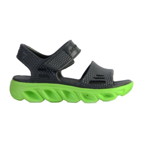 Skechers Sandália com Velcro Skechers Solzo - Carvão/Lima 1