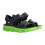 Skechers Sandália com Velcro Skechers Solzo - Carvão/Lima 3