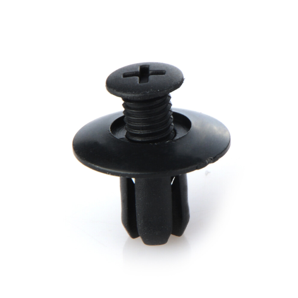 Push-Type Retainer Clips Nylon Meet Or Exceed Oem Specification Universal Fit Type Plastic Nylon Retainer Clips For Car Front Fender Skirt Black 9482726485513