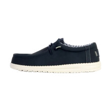 Hey Dude Wally Mocassim Clássico com Cordões - Azul Marinho