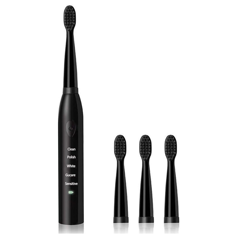 Compact Design Replacement Brush Heads, Advanced Brush Head Design With Easy To Replace Mechanism, Soft Bristles For Gentle Plaque Removal (4 Count)