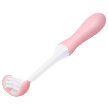 3-Sided Toddler Toothbrush For Gentle Clean Teeth, 360-Degree Coverage Innovative Three-Sided Design Silicone Elastic Brush Heads Promote Optimal Oral