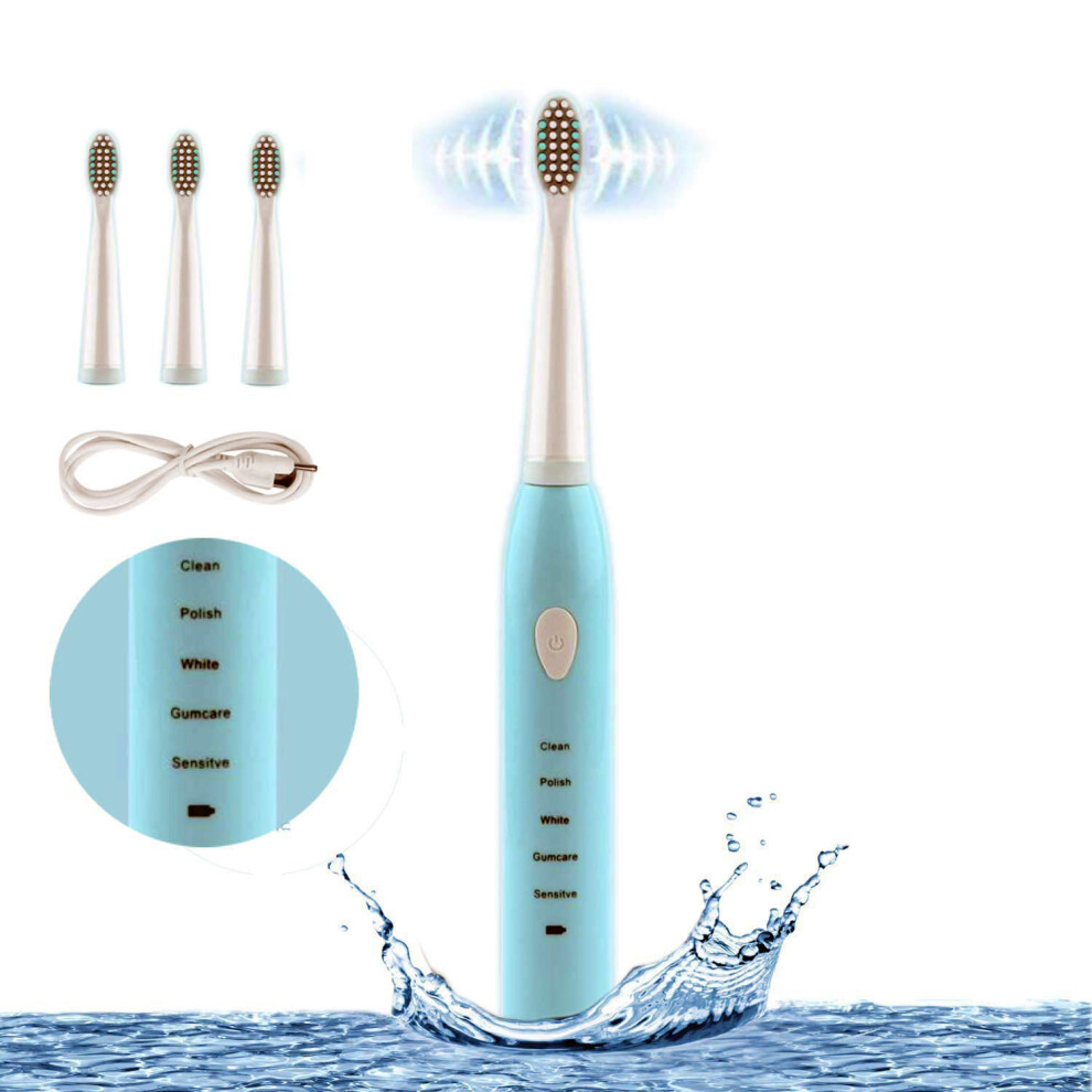 Upgrade Your Smile With The Sonic Electric Toothbrush, USB Rechargeable & Waterproof, Equipped With High Vibration For Superior Teeth Whitening &a