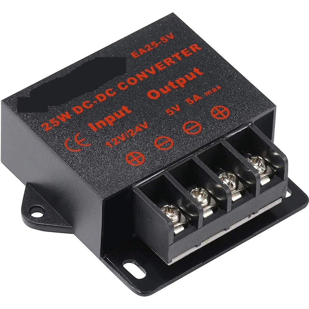 12V/24V To 5V 5A Dc Dc Converter Step Down Reducer For Car 9412369971036