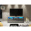 TV Unit 160cm Shine - Dark Grey with Gloss Doors and LED Lights 5