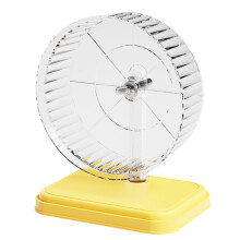 Quiet Hamster Wheel, Double Bearing, Running Toy for Small Pets