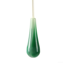 38cm Green Conductor Baton with Ergonomic Grip and Balanced Weight for Orchestra and Theater