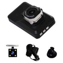 Caméra de tableau de bord automatique 1080P IPS,-Double caméra