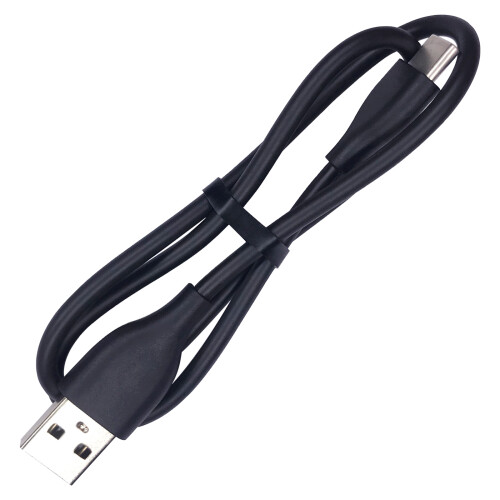 Câble de chargement de chargeur USB C de remplacement pour-Noir