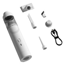 Aspirateur à main Portable 11000Pa, forte-Moteur brossé blanc