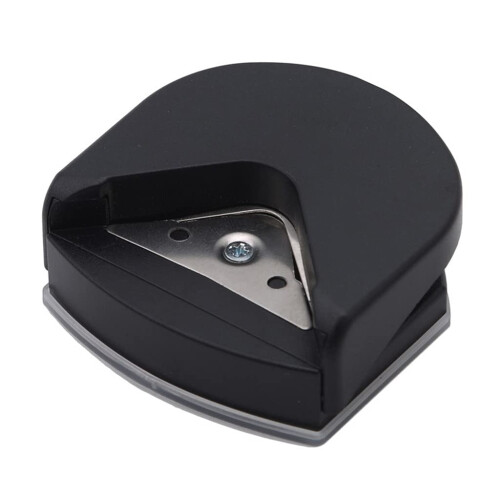4mm Corner Rounder Cutter Tool with Easy Clean Base for Photos Cards and Laminated Documents Black