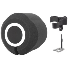 Draagbaar geluidsisolatieschild voor-C3 Veerclip Klein