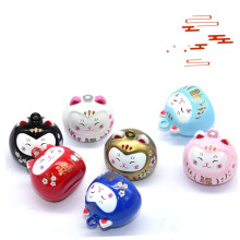 Bell Accessories Seal Bell Hanging Decor DIY Bell Hanging Japanese Bell Pendant Hanging Bell Red 2.482.282.28cm